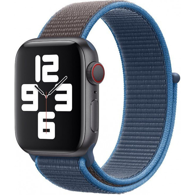 Нейлоновый ремешок STR Sport Loop Band for Apple Watch 38/40/41 mm (Series SE/7/6/5/4/3/2/1) - Surf blue