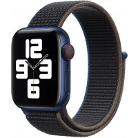 Ремешок STR Sport Loop Nike Band for Apple Watch 38/40/41 mm (Series SE/7/6/5/4/3/2/1) - Charcoal/Blue