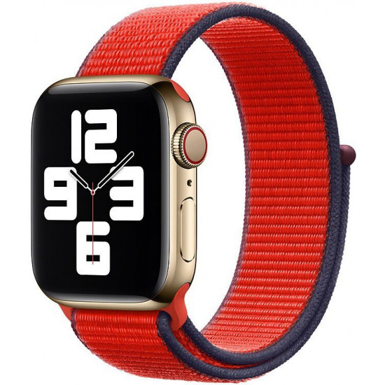 Ремешок STR Sport Loop Nike Band for Apple Watch 38/40/41 mm (Series SE/7/6/5/4/3/2/1) - Product (Red)