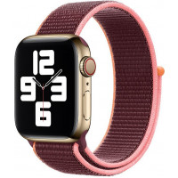 Ремешок STR Sport Loop Nike Band for Apple Watch 42/44/45 mm (Series SE/7/6/5/4/3/2/1) - Plum