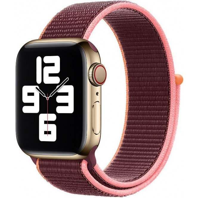 Ремешок STR Sport Loop Nike Band for Apple Watch 42/44/45 mm (Series SE/7/6/5/4/3/2/1) - Plum