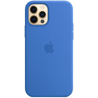 STR Silicone Case (OEM) (with MagSafe) iPhone 12 Pro Max - Capry Blue