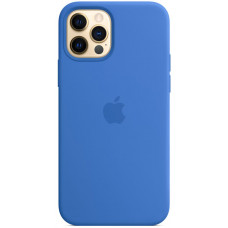 STR Silicone Case (OEM) (with MagSafe) iPhone 12 Pro Max - Capry Blue