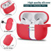 AirPods Pro STR Silicone Case with Carabiner - Red