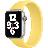 Силиконовый монобраслет STR Solo Loop for Apple Watch 41/40/38 mm (Series SE/7/6/5/4/3/2/1) (Размер L) - Ginger