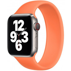 STR Solo Loop Silicone Mono Bracelet for Apple Watch 41/40/38 mm (Series SE/7/6/5/4/3/2/1) (Size L) - Kumquant