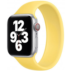 Силиконовый монобраслет STR Solo Loop for Apple Watch 41/40/38 mm (Series SE/7/6/5/4/3/2/1) (Размер M) - Ginger