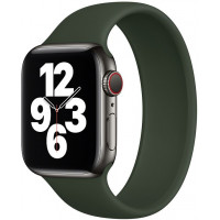 Силиконовый монобраслет STR Solo Loop for Apple Watch 45/44/42 mm (Series SE/7/6/5/4/3/2/1) (Размер M) - Cyprus Green