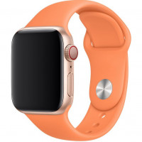 Silicone STR Sport Band for Apple Watch 38/40/41 mm (M/L) - Papaya Orange