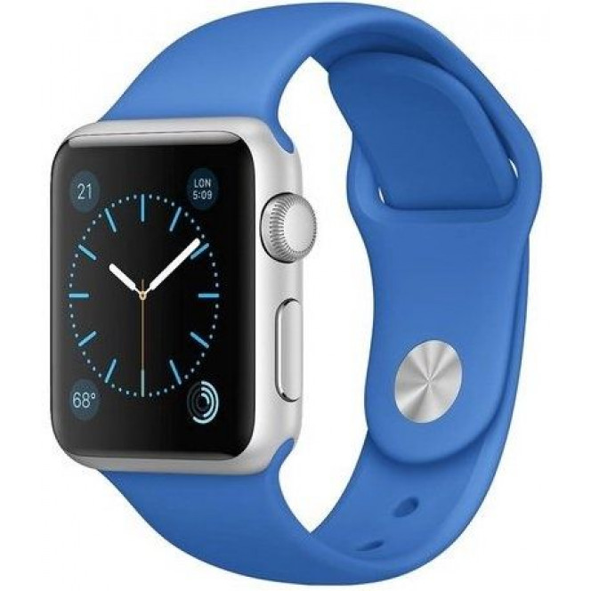 Silicone STR Sport Band for Apple Watch 38/40/41 mm (S/M) - Blue Horizon