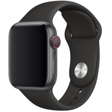 Силиконовый спортивный ремешок STR Sport Band для Apple Watch 42/44/45 mm (M/L) - Black