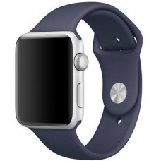 Силиконовый спортивный ремешок STR Sport Band для Apple Watch 42/44/45 mm (M/L) - Midnight Blue