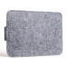 Gmakin Felt Sleeve for MacBook Pro Retina 15 (2012-2015) / Pro 15 (2016-2019) / Pro 16 (2019) / Pro 16 (2021) M1 - Gray (GM55-15)