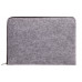 Gmakin Light Horizontal Felt Zip Case for MacBook Air 13 (2012-2017) / Pro Retina 13 (2012-2015) / Pro 14 (2021) M1 (GM67)