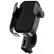 Baseus Armor Motorcycle Bicycle Moto Smartphone Holder - Black (SUKJA-01)