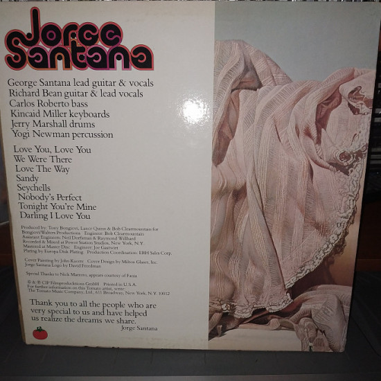 JORGE SANTANA LP