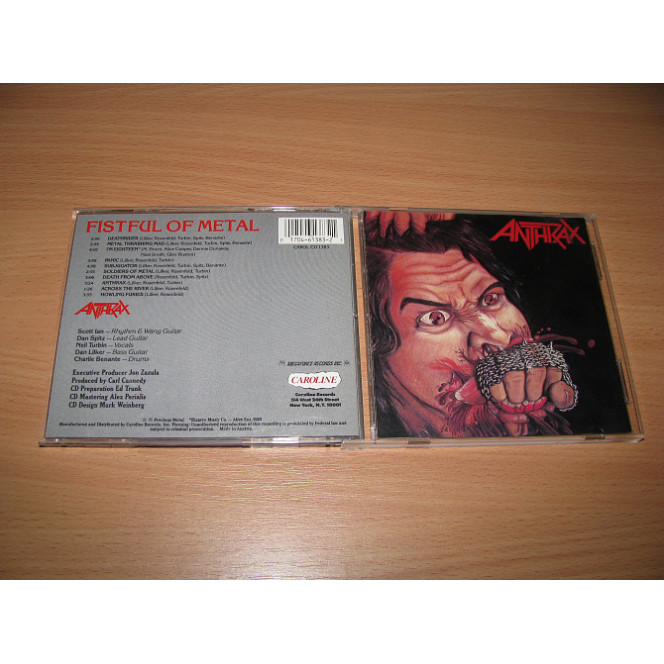 ANTHRAX - Fistful Of Metal (1984 Caroline Austria)