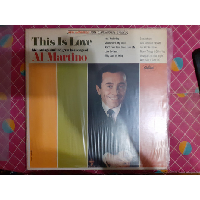 Vinyl record of LP Al Martino - This is Love