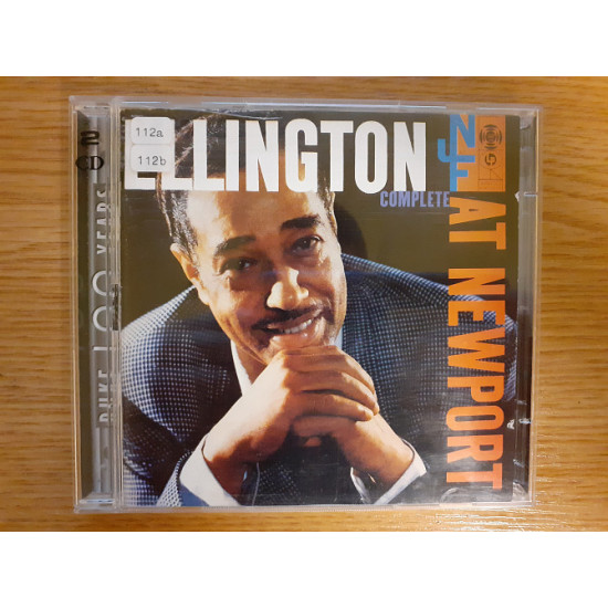 Double compact disk of CD signature Duke Ellington At Newport