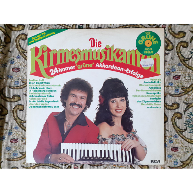 Vinyl record of LP Die Kirmesmusikanten (Accordion) Green vinyl!