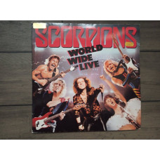 Scorpions World Wide Live 2LP Harvest Eupore 1985