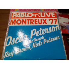 Виниловая пластинка LP Oscar Peterson and The Bassists Ray Brown, Niels Pedersen - Montreux 77