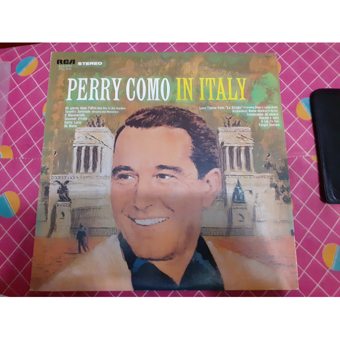 Japanese vinyl record of LP Perry Como In Italy