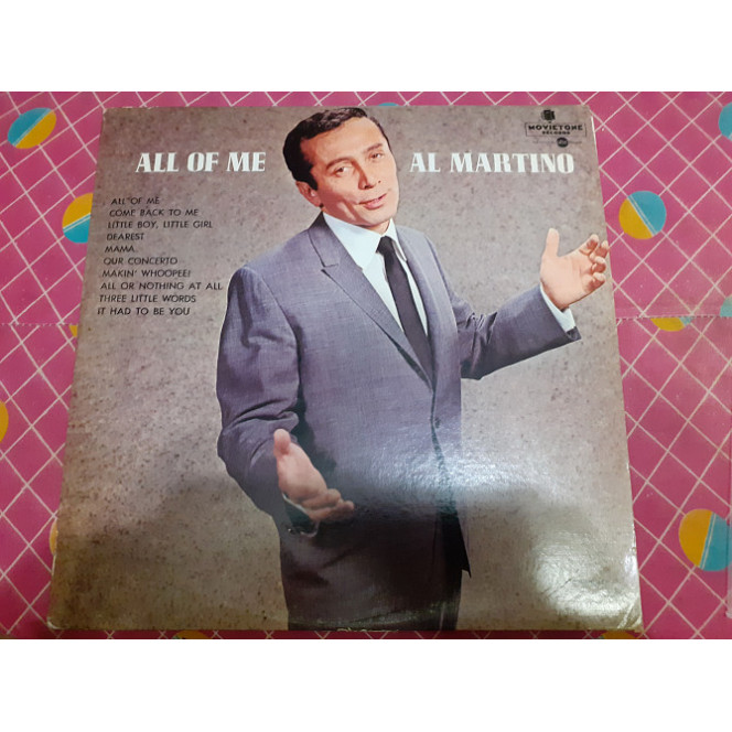 Vinyl record of LP Al Martino - All Of Me