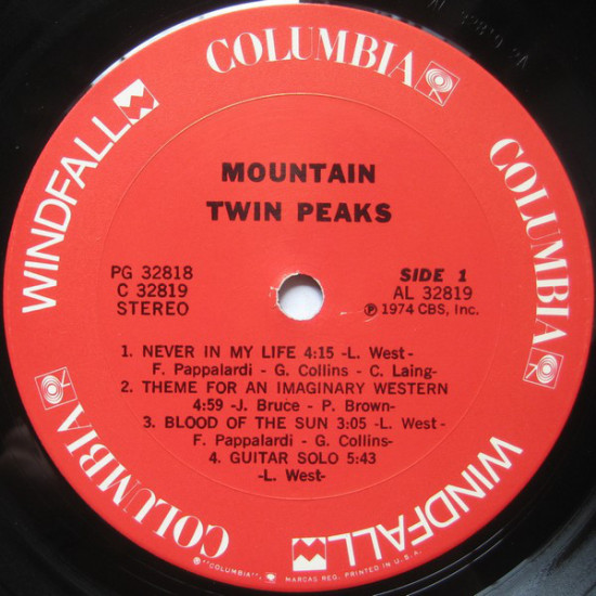 Mountain ‎ – Twin Peaks