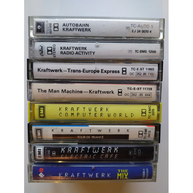 Kraftwerk lot of 8 Audio cassettes England