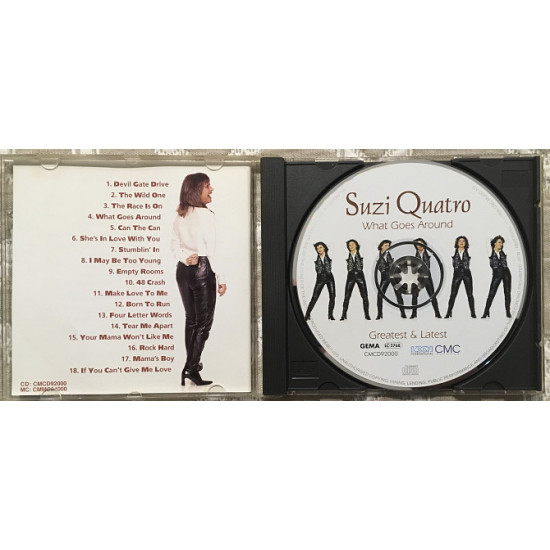 Suzi Quatro ‎– 1995 What Goes Around - Greatest & Latest [Europe CMC Records ‎– CMCD92000]