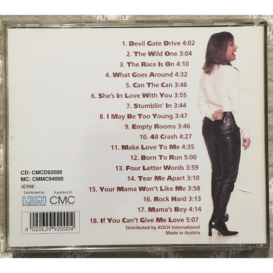 Suzi Quatro ‎– 1995 What Goes Around - Greatest & Latest [Europe CMC Records ‎– CMCD92000]