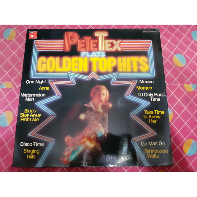 Vinyl record of LP Pete Tex – Pete Tex Plays Golden Top Hits