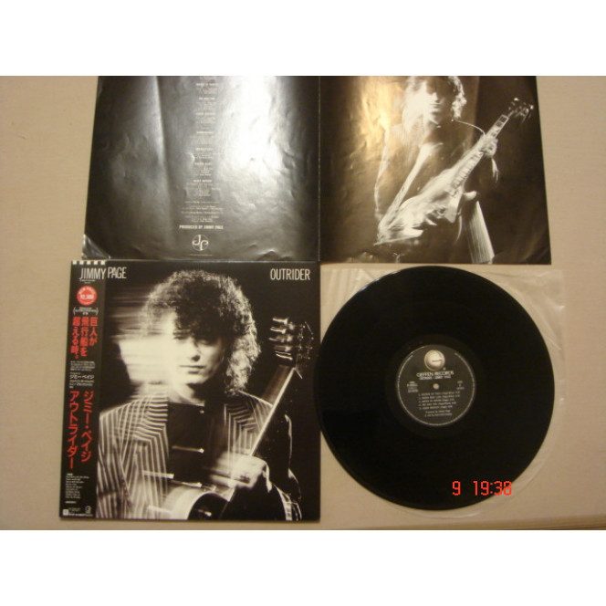 JIMMY PAGE (Led Zeppelin) ‎ Outrider 1988 Japan Geffen P-8651