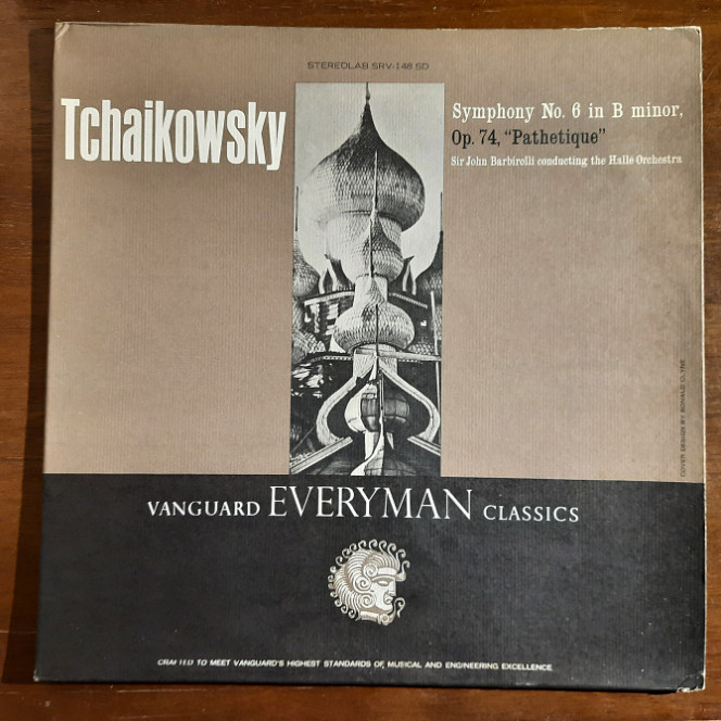 Pyotr Ilyich Tchaikovsky, Sir John Barbirolli, Hallé Orchestra ‎– Symphony No 6 In B Minor, Op. 74 