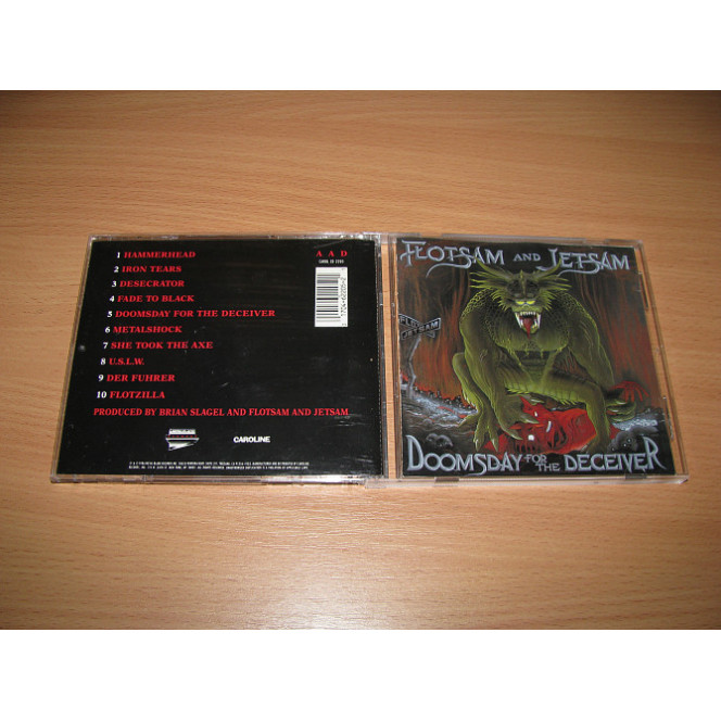 FLOTSAM & JETSAM - Doomsday For The Deceiver (1991 Caroline, NIMBUS USA)