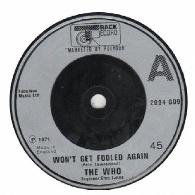 The Who ‎ – Will not Get Fooled Again