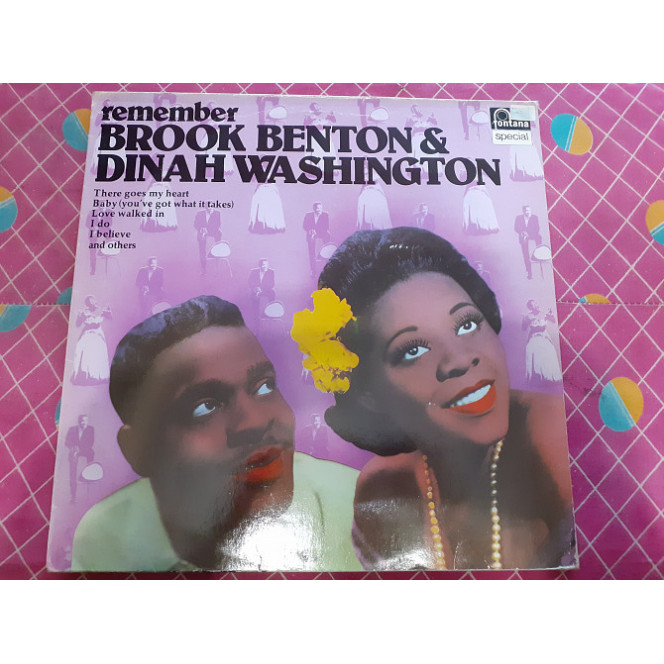 Vinyl record of LP Brook Benton & Dinah Washington – Remember... Brook Benton & Dinah Washington