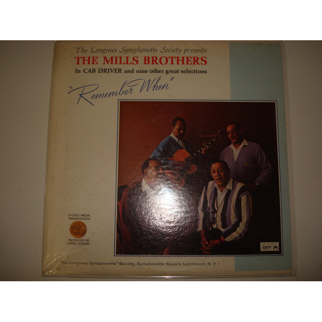 THE MILLS BROTHERS-Remember when USA Jazz, Pop Vocal