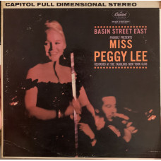 Miss Peggy Lee ‎– Basin Street East