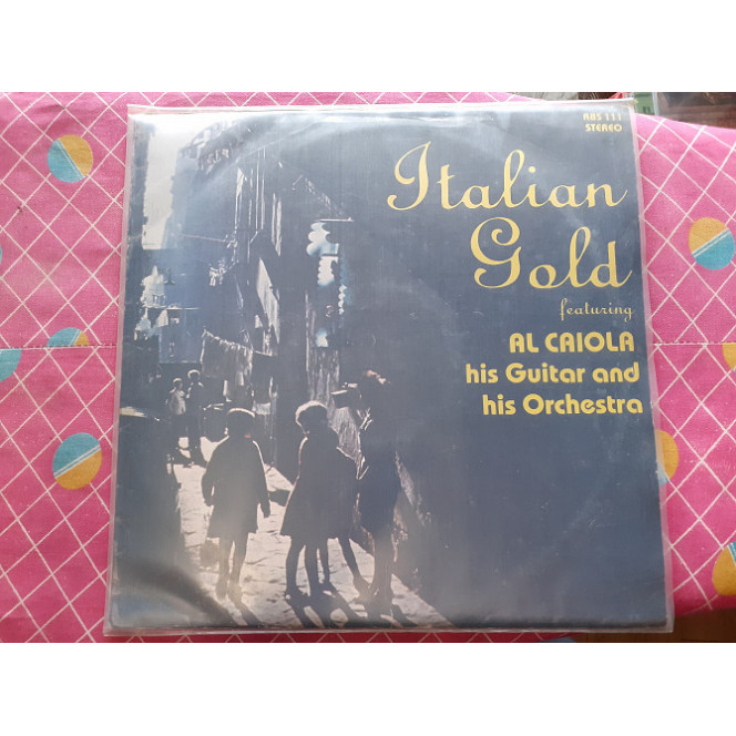 Double vinyl record of LP Al Caiola – Italian Gold