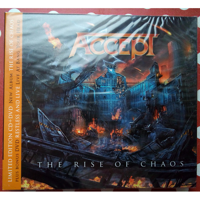 Accept - The Rise of Chaos 2017 (CD+DVD - digipak) (SEALED)