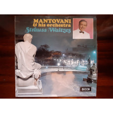 Vinyl record of LP Mantovani & His Orchestra – Strauss Waltzes