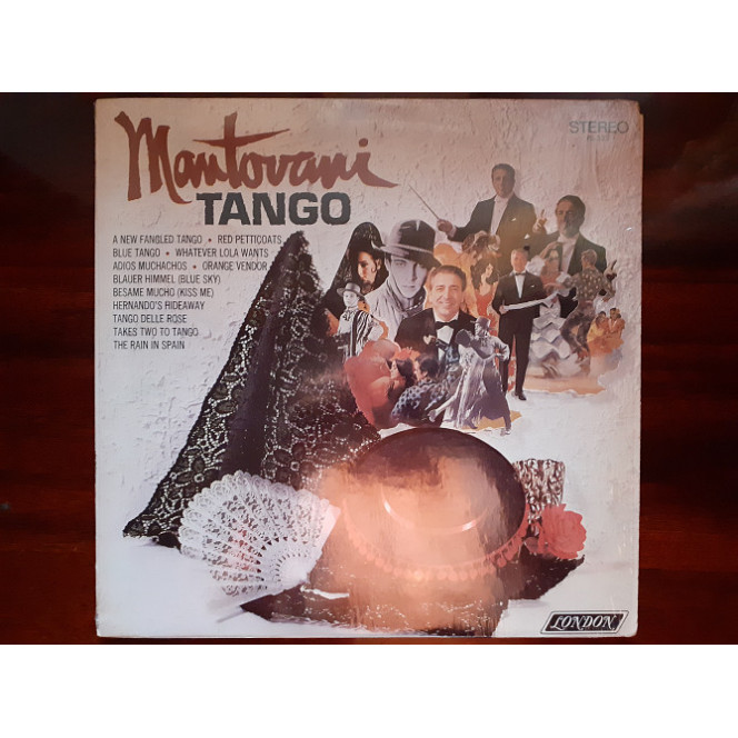 Vinyl record of LP Mantovani & His Orchestra – Mantovani Tango