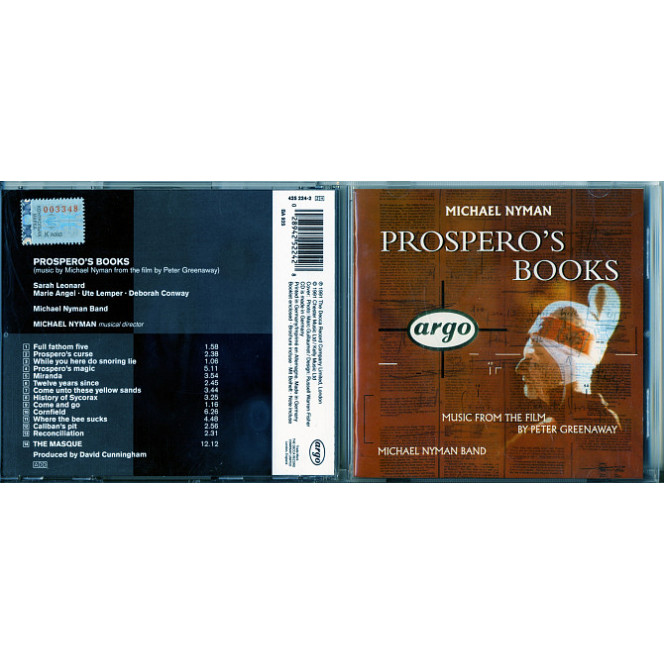 Michael Nyman - Michael Nyman Band – Prospero's Books