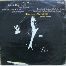 Hermann Abendroth-Mozart VGEX LP