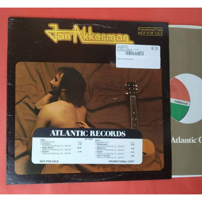 Jan Akkerman 1977/Atlantic ‎ – SD 19159, usa, vg ++/nm,