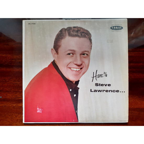 Vinyl record of LP Steve Lawrence – Here's Steve Lawrence