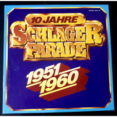 10 JAHRE HIT PARADE 1951-1960 10 LP BOX SET ALL HITS 60s MADE IN WEST GERMANY