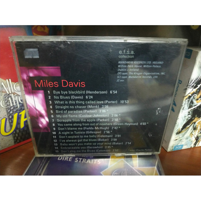 MILES DAVIS ''JAZZ MASTERS CD